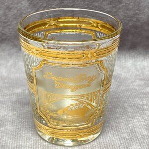 Vintage Culver Depoe Bay Oregon Gold Trim Souvenir Shot Glass